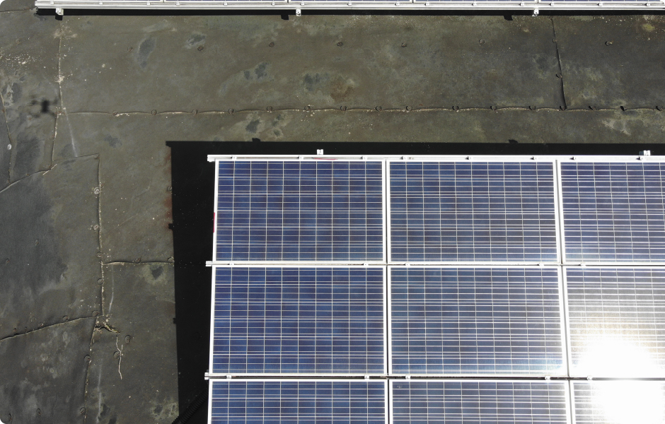 パネル上面の写真